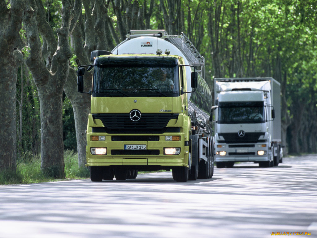 , mercedes, trucks